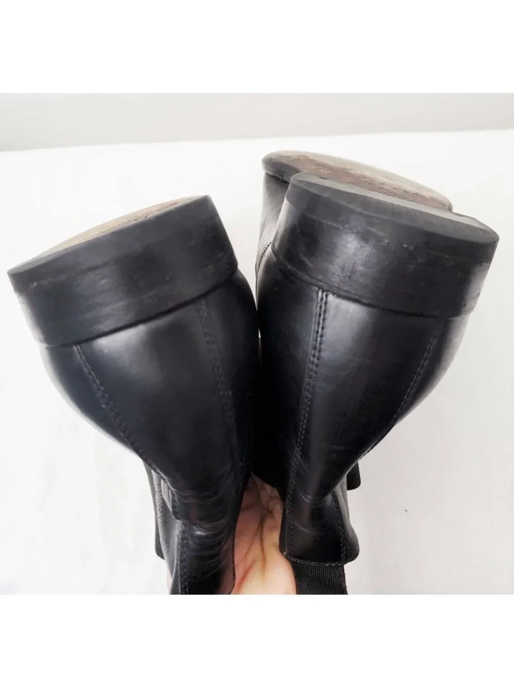 AVC by Adriana V. Campanile Men's Black Leather Chelsea Boots Shoes 44 US 10.5